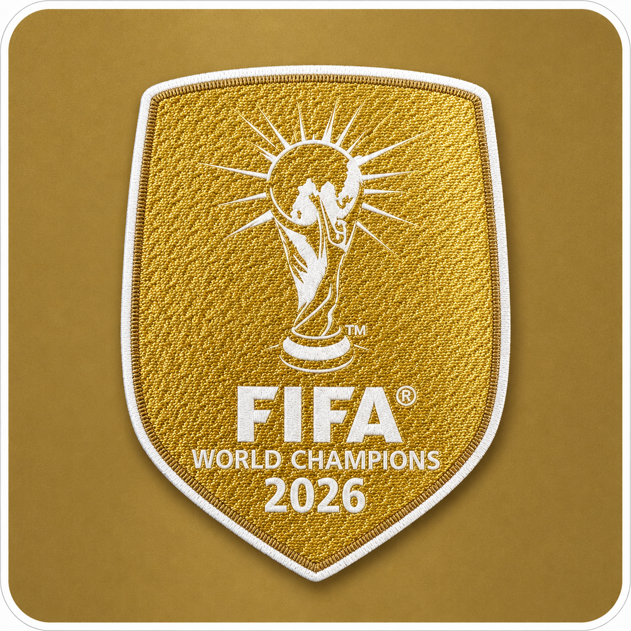 CAMPEONES 2026 Parche